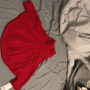 Carters turtleneck sweater poncho